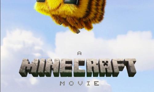 A Minecraft Movie poster